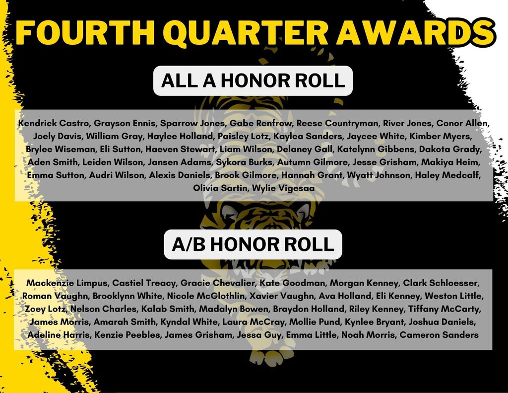 Fourth Quarter Awards