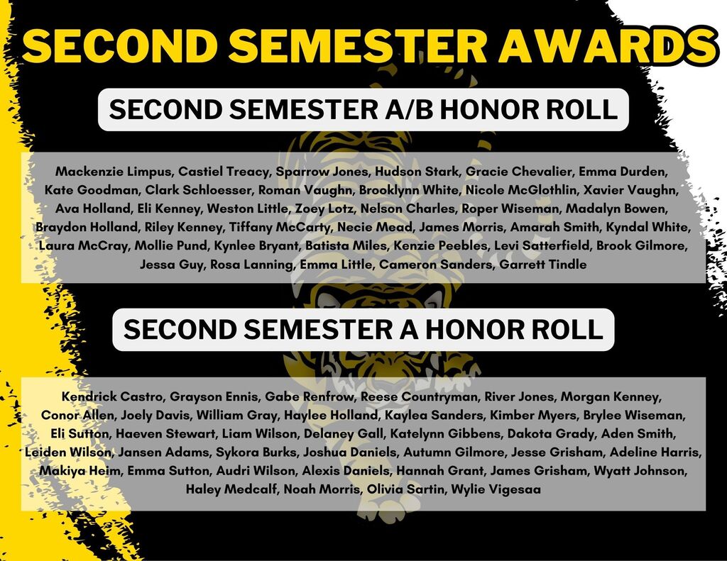 Second Semester Awards