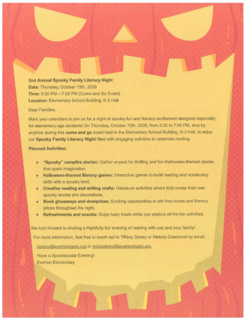Literacy Night