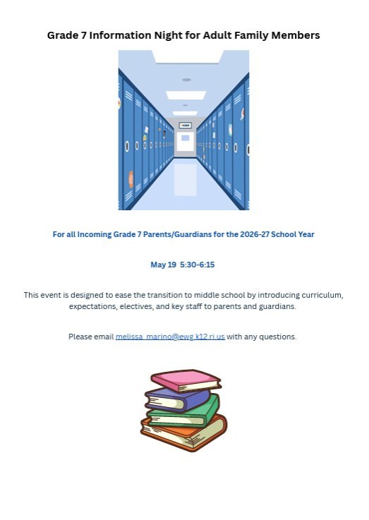 Incoming Grade 7 Info Night