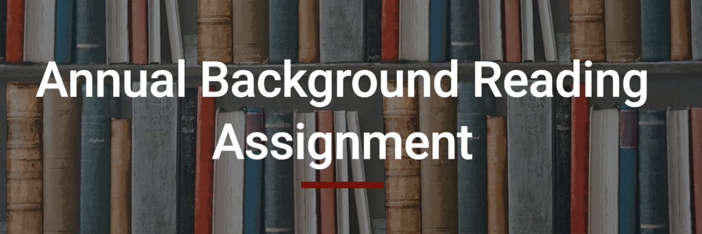 background reading banner