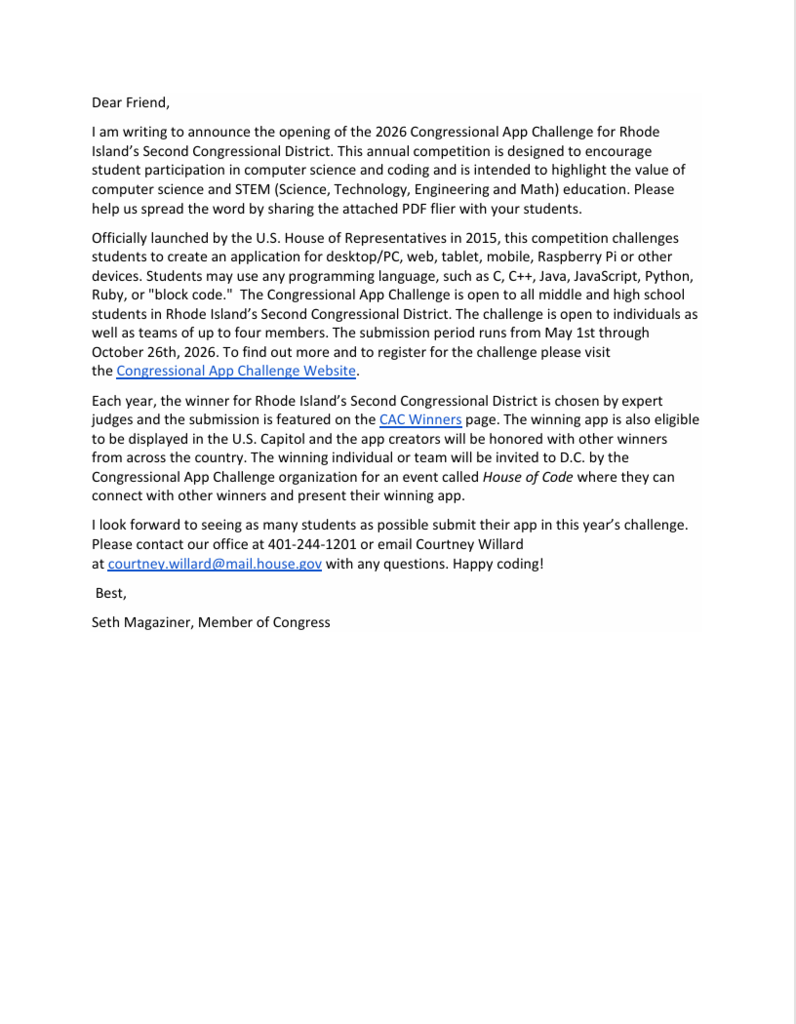 Congressional App Challenge