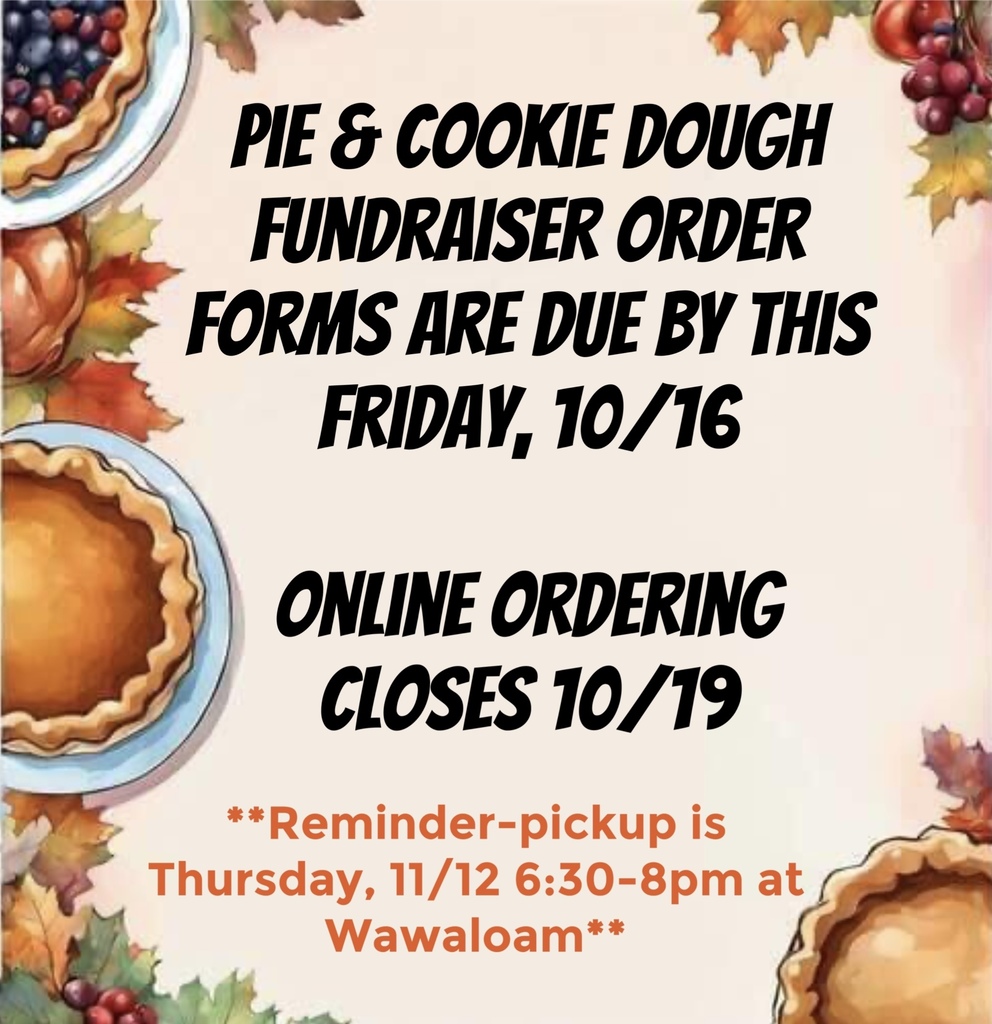 Pie and Cookie dough Fundraiser