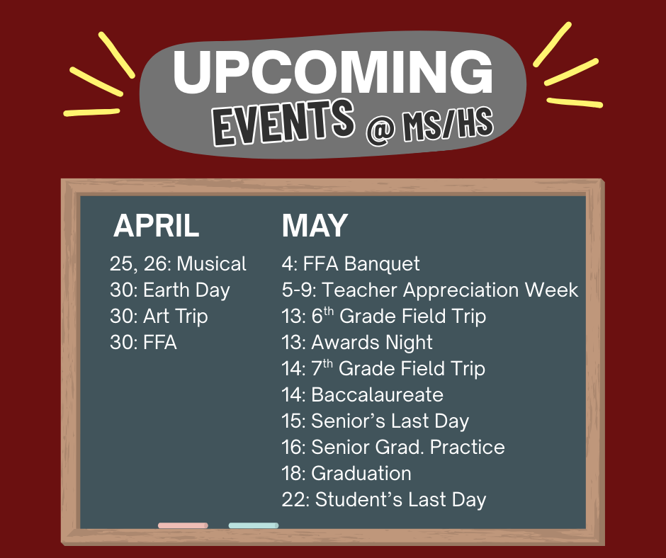 upcoming events