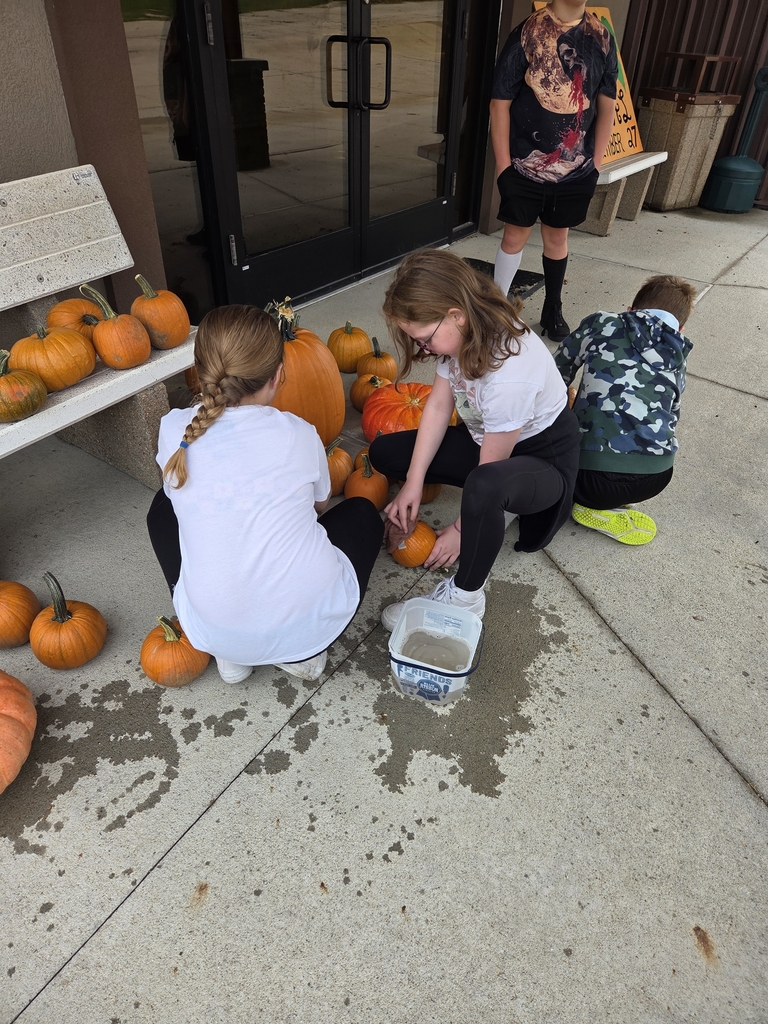 washing pumpkins