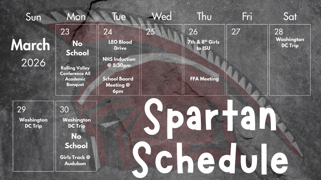 spartan schedule