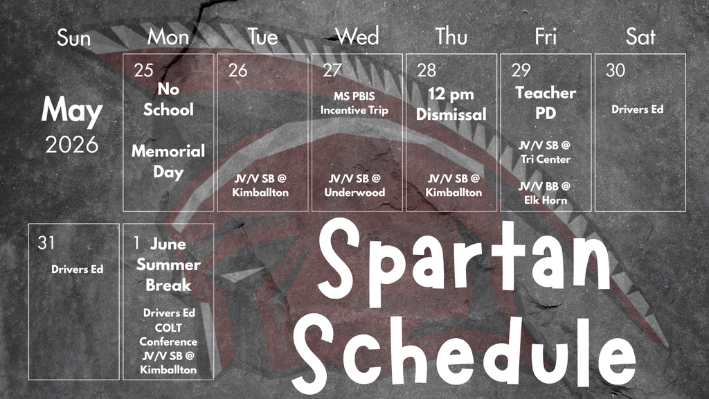 spartan schedule