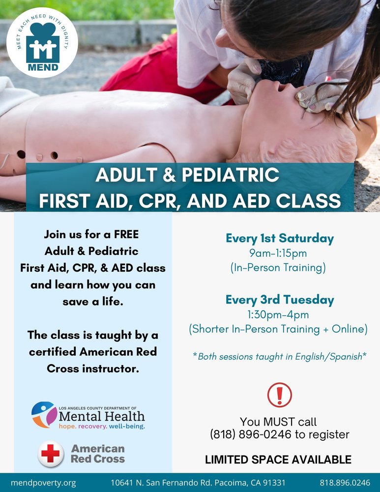 Adult and Pediatric First Aid Class Fair Avenue Elementary School