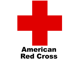 American Red Cross logo in black and red