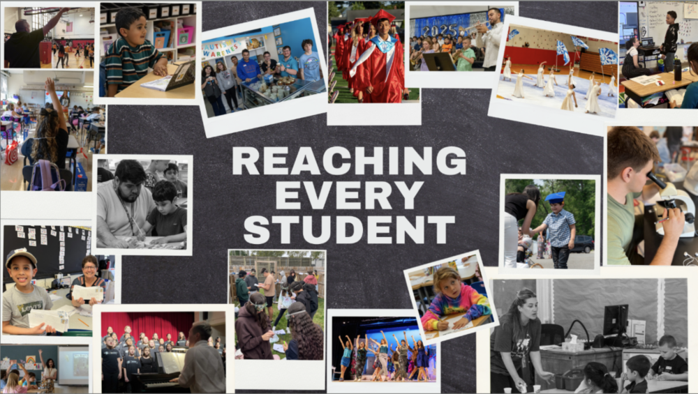 student and staff photo collage