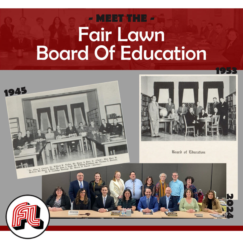 1945, 1953, 2024 Board of Education Fair lawn NJ