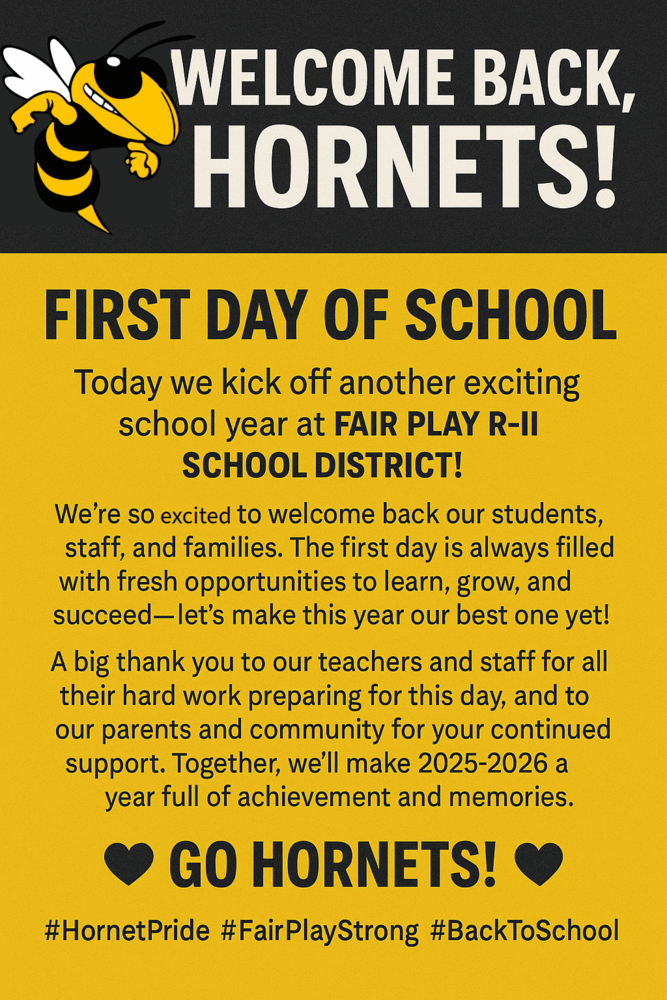 first Day of school