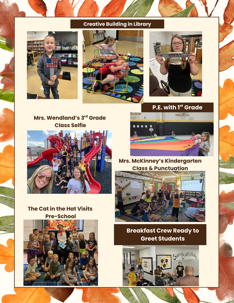 October Elementary Newsletter Front and Back