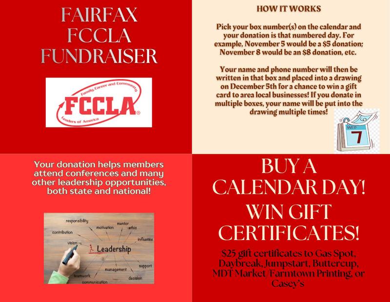 FCCLA Fundraiser