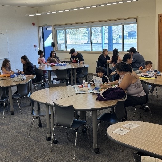 groups of parents and tker's reading