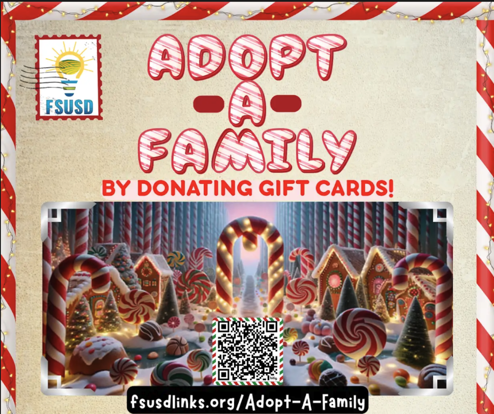 Adopt-A-Family by donating gift cards