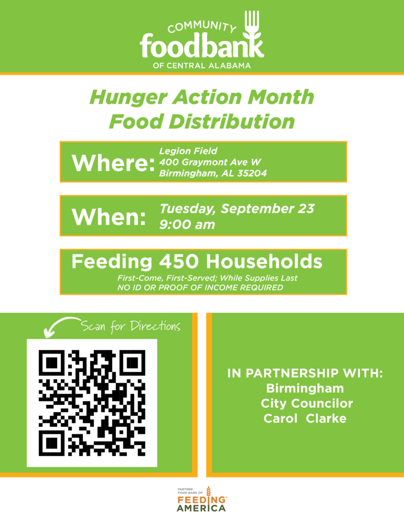 Community Food Bank Hunger Action Month