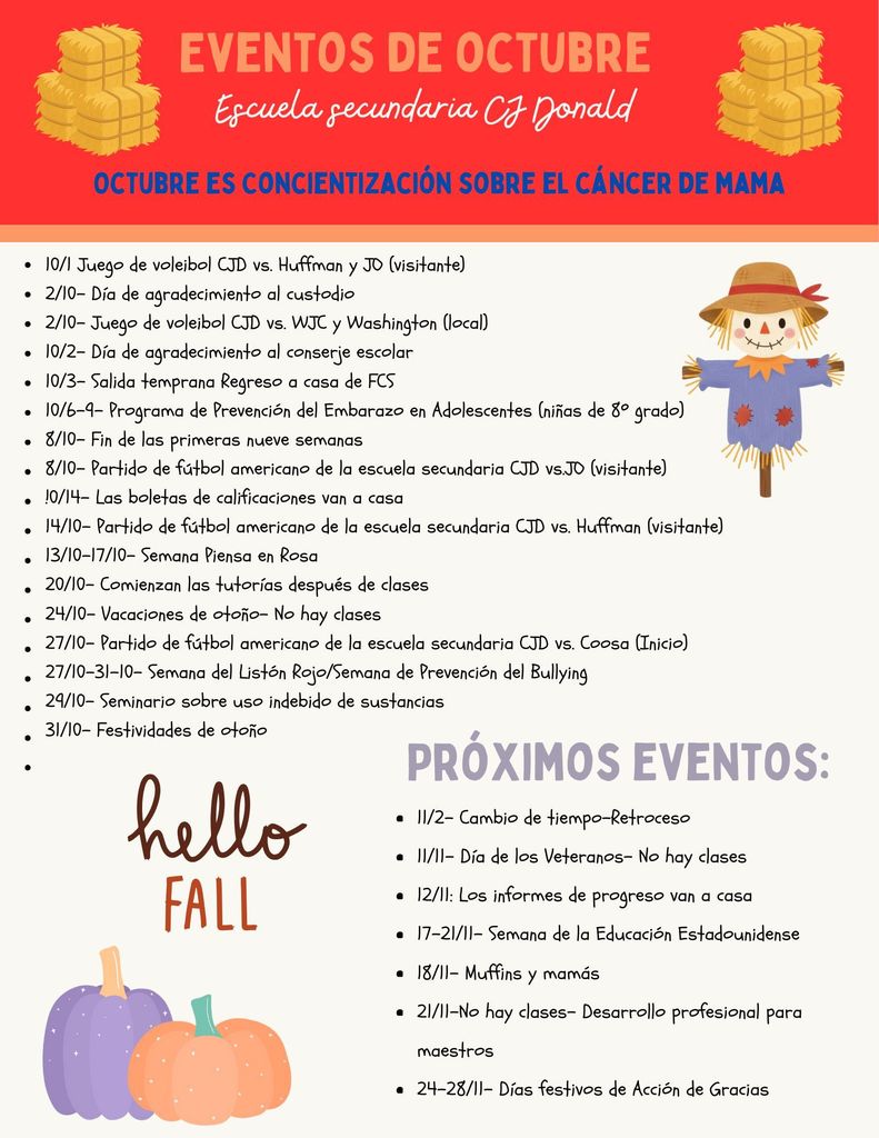 October Newsletter