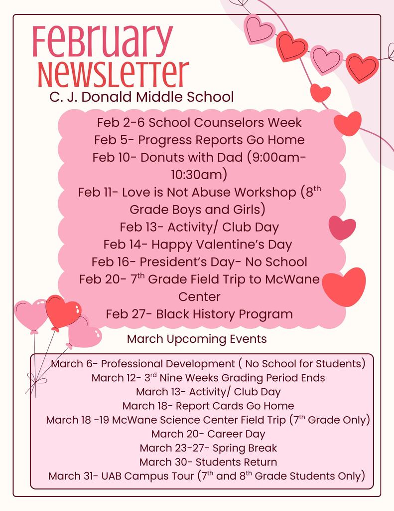 Feb Newsletter