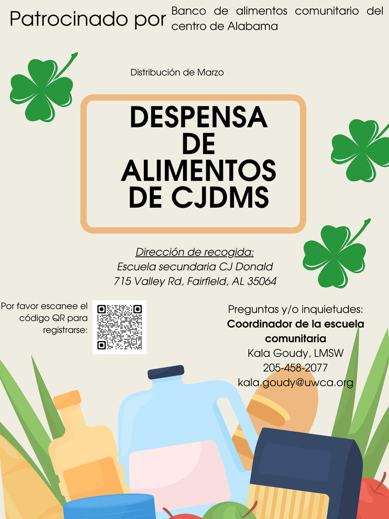 March 2026 Food Pantry