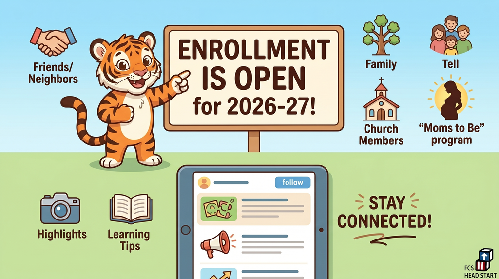 Enrollment is officially open for Head Start and Early Head Start!