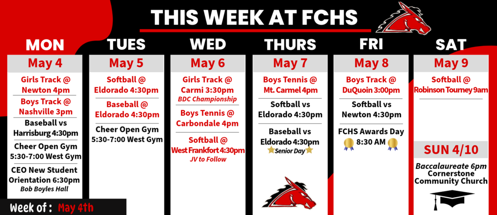 week at a glance