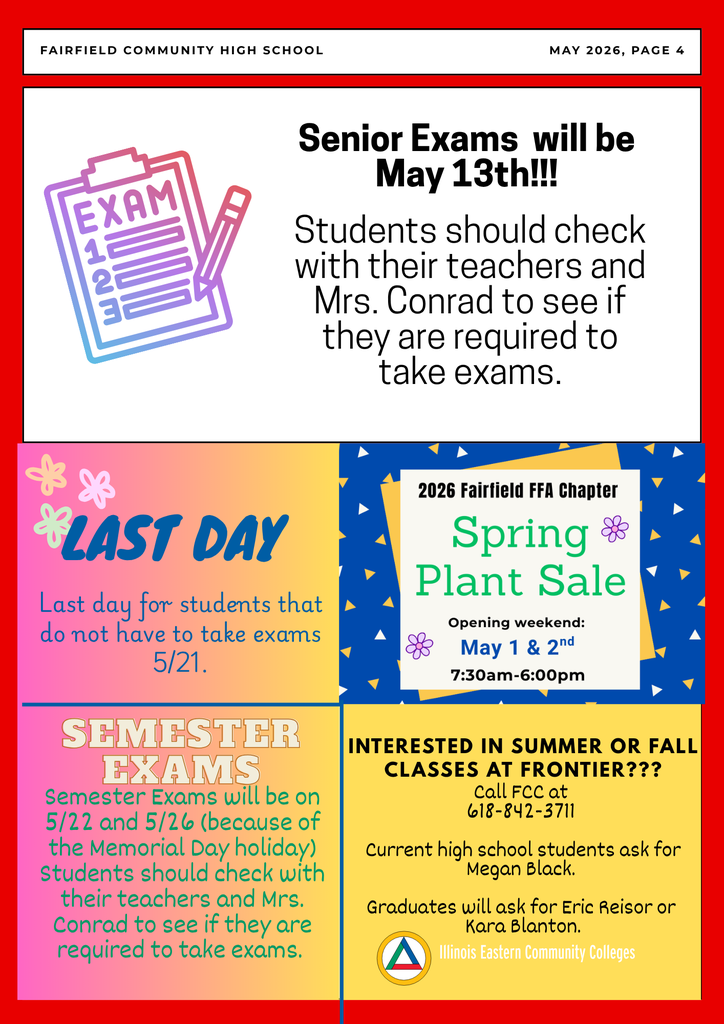 May Newsletter