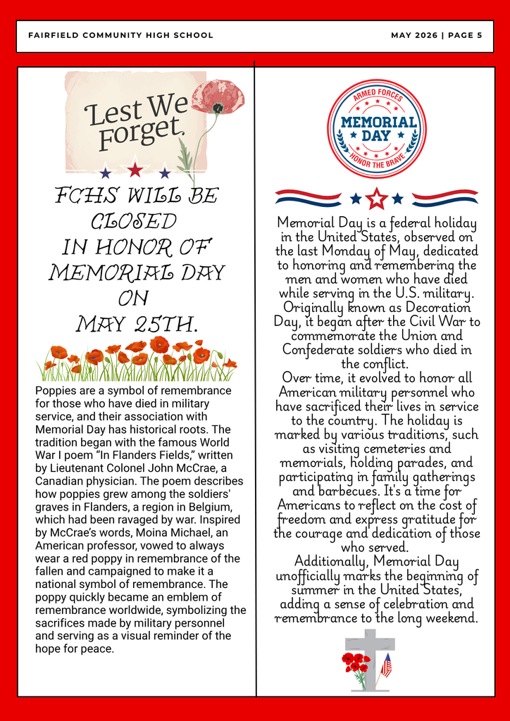 May Newsletter