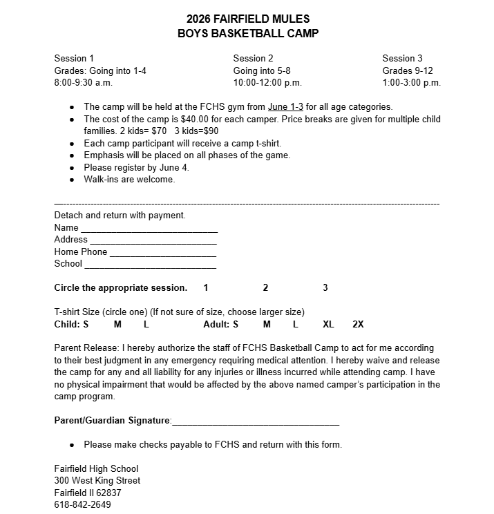 basketball camp
