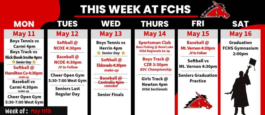 week at a glance