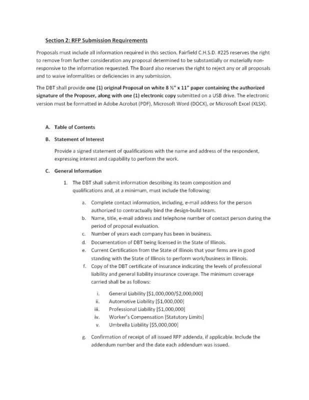 Request for Proposals (RFP)