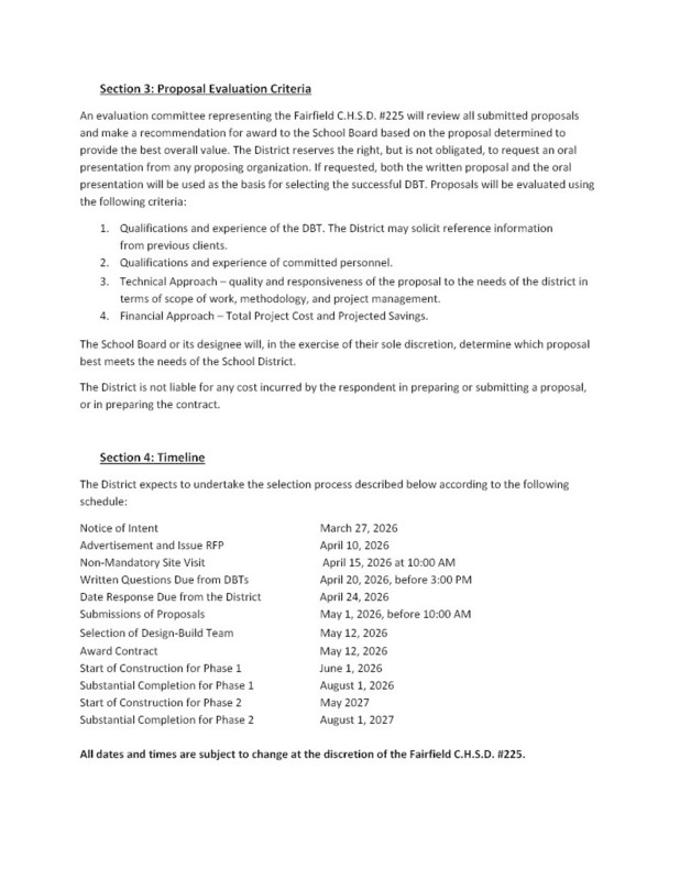 Request for Proposals (RFP)