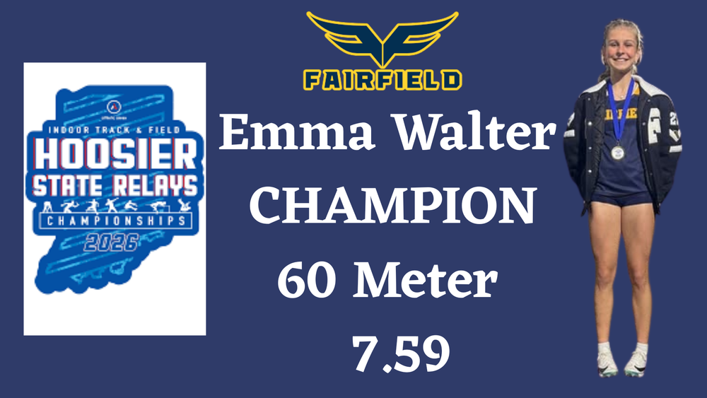 Emma Walter Wins Indoor State Title