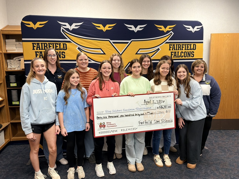 Fairfield donates over $46,000 to Riley Children's Hospital