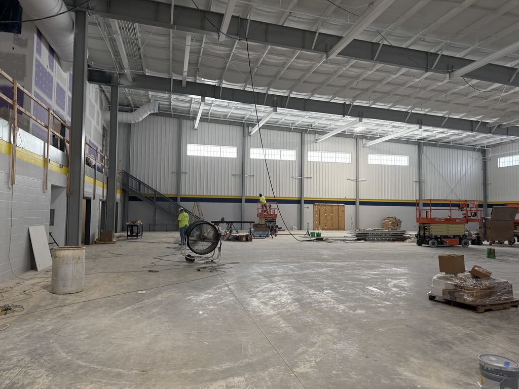 Inside the Falcon Fieldhouse