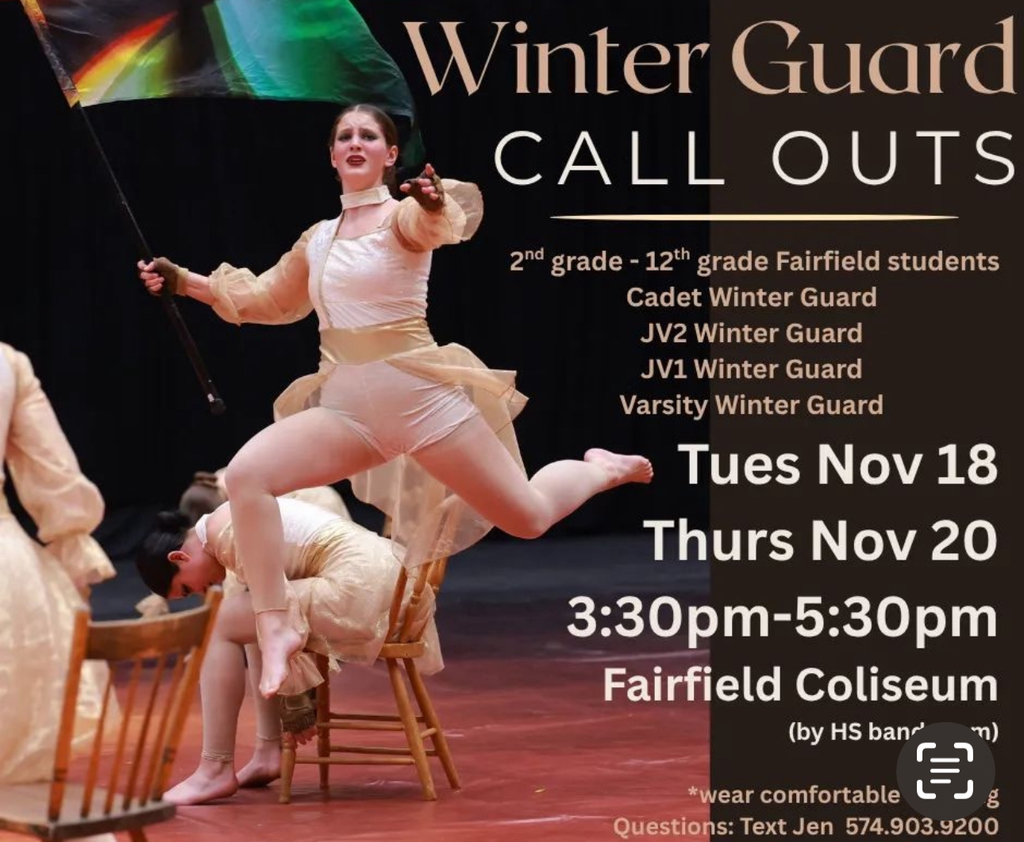 Fairfield Winter Guard Call Outs