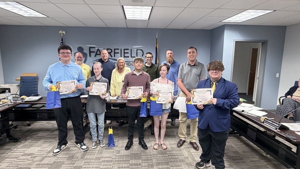 FSN Students with the school board