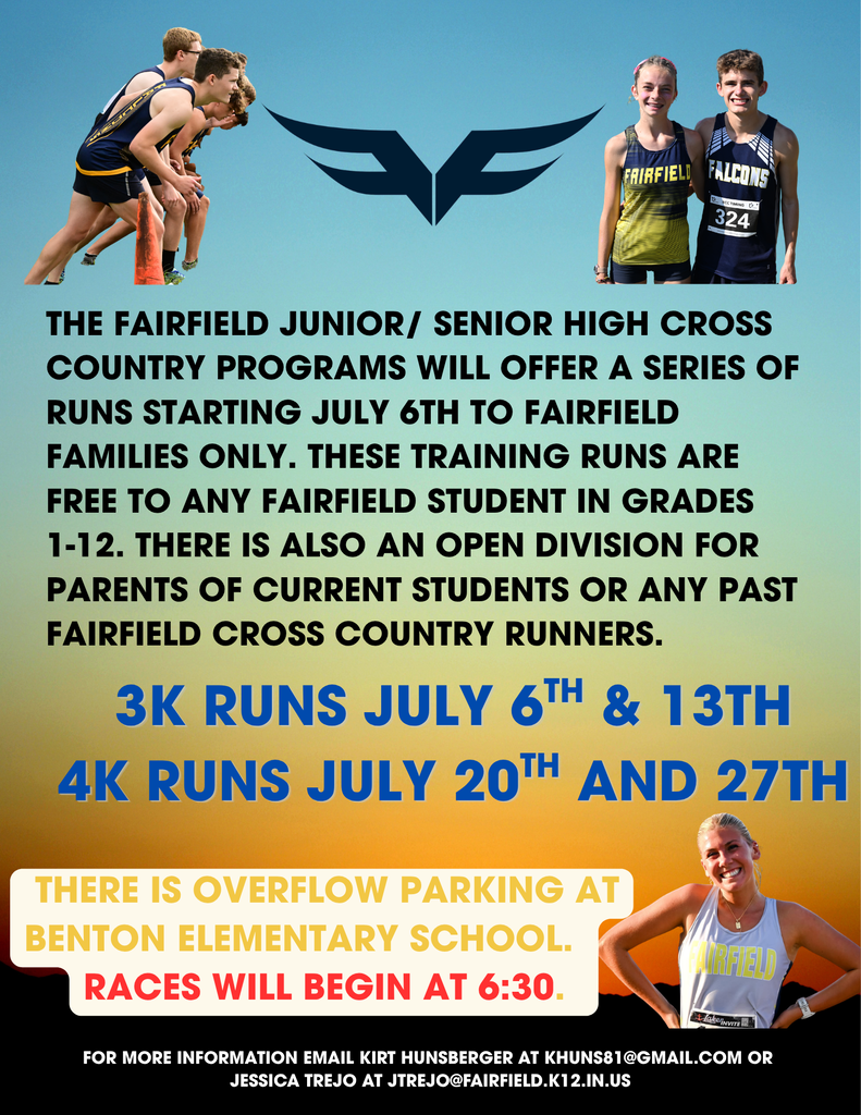 Fairfield Cross Country Runs