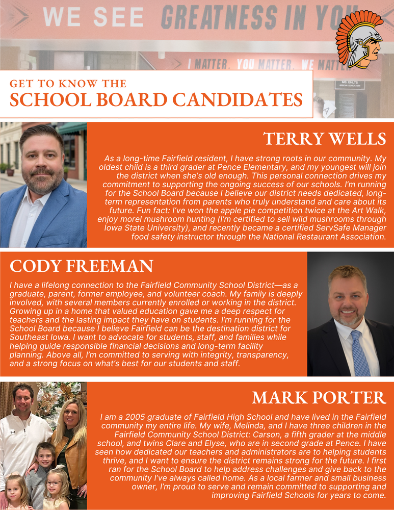School Board Candidates