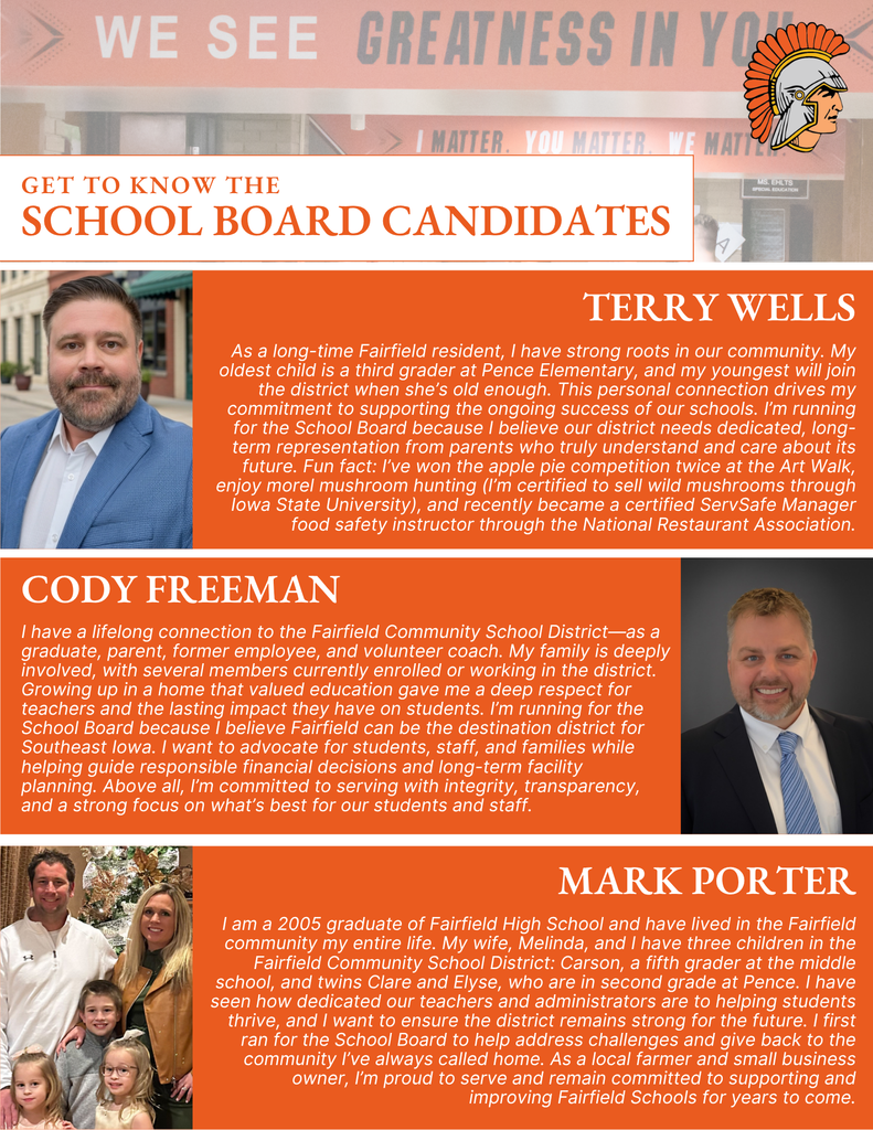 School Board Candidates