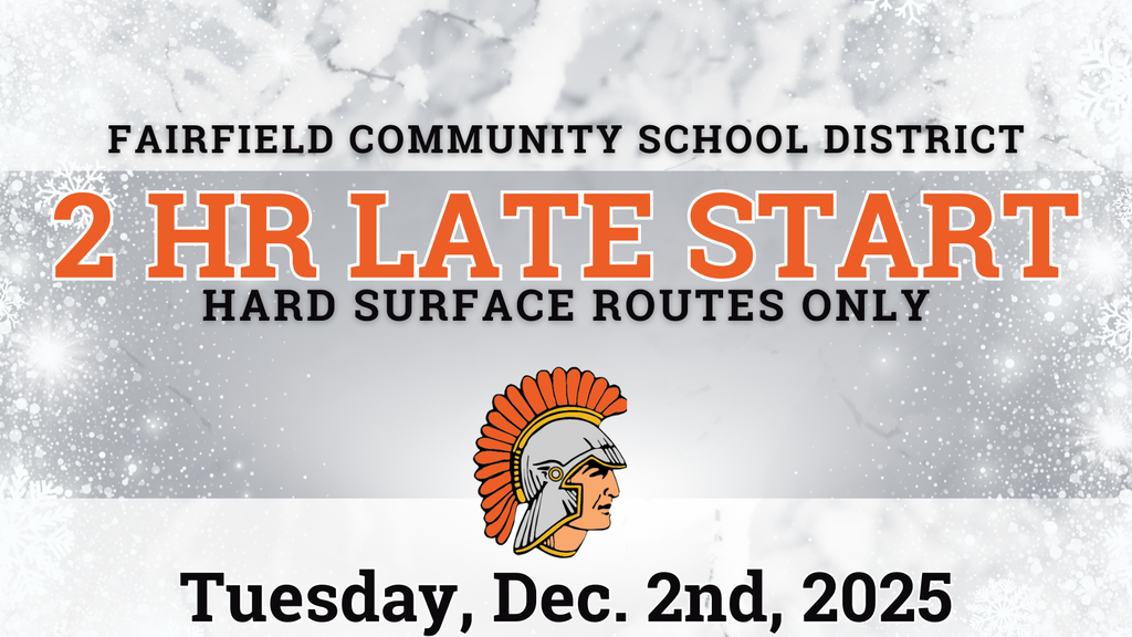 2-hour late start....hard surfaces only