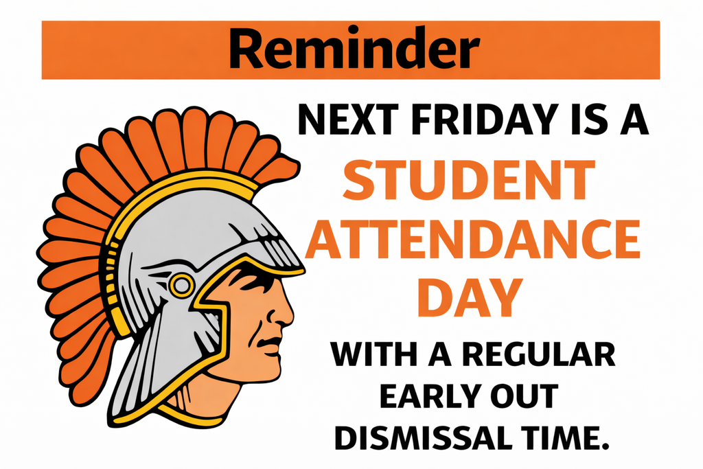 Friday, April 3rd is now a student attendance day with an early out dismissal schedule.