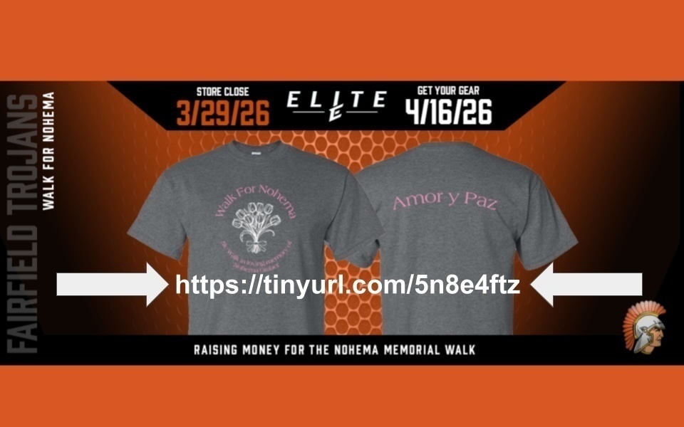 "Walk for Nohema" shirt store open https://tinyurl.com/5n8e4ftz