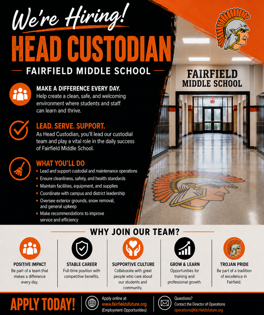 Head Custodian Job Posting