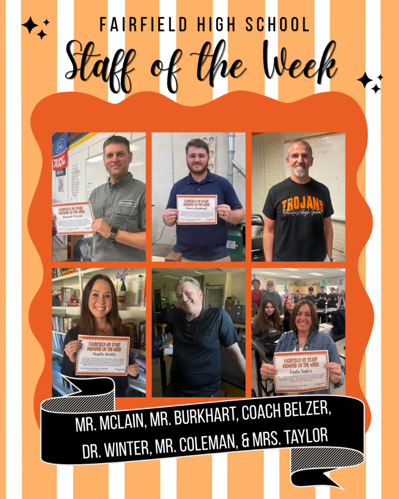Staff Of The Week