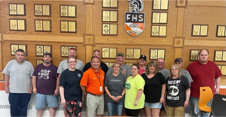 our excellent custodial and grounds crew