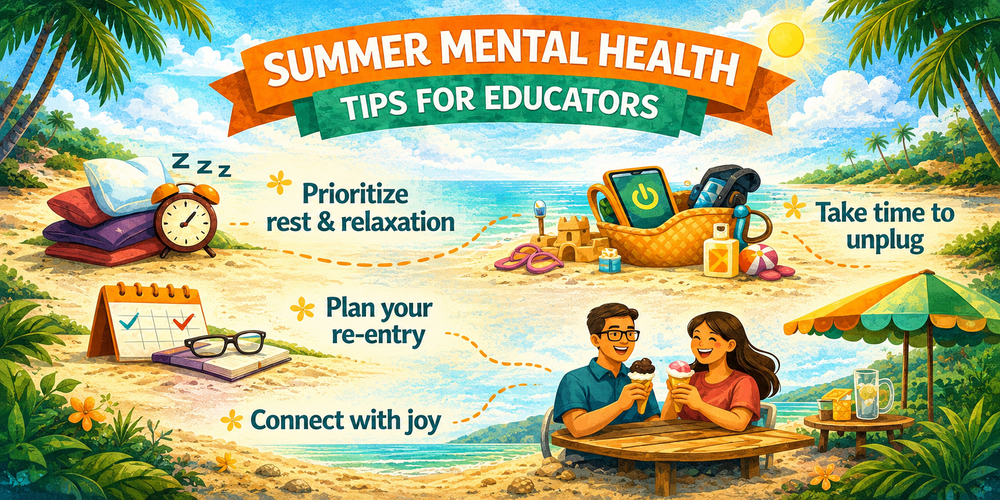 Educators, take care of yourselves this summer. ☀️