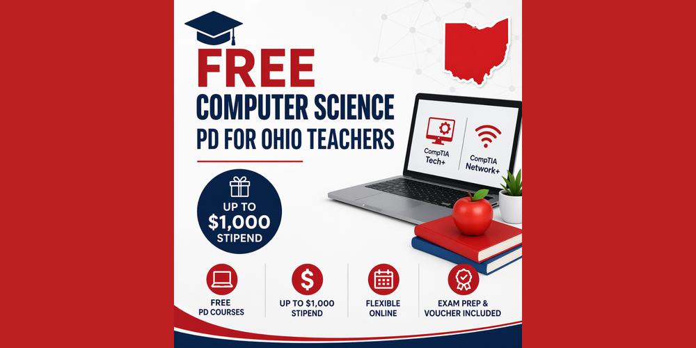 Free Computer Science PD for Ohio Teachers