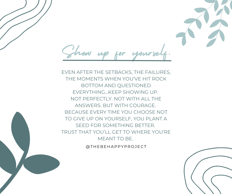 Show Up for Yourself