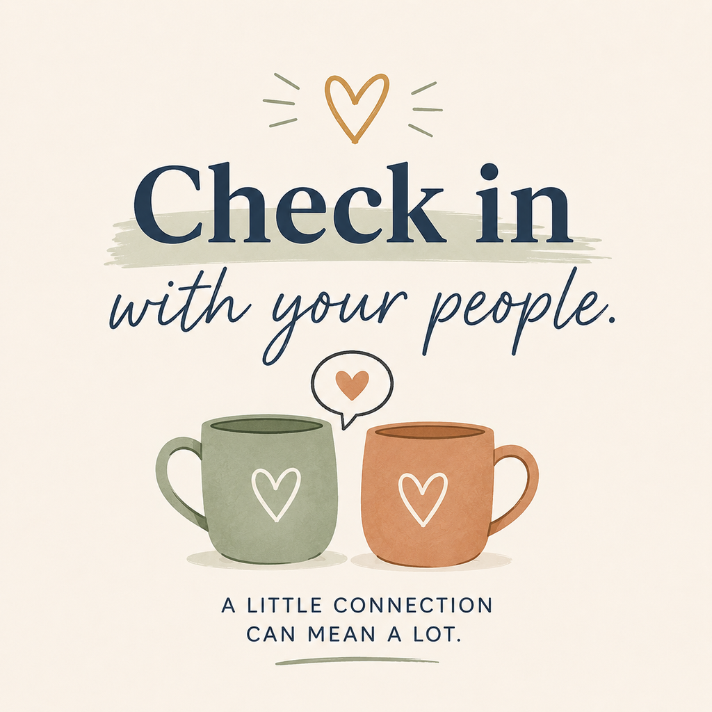 A quick check-in can make a big difference. Reach out, listen, and remind your people they’re not alone.